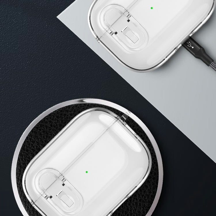 For AirPods Pro 2 Ice Crystals Shockproof Earphone Protective Case(Purple) - For AirPods Pro 2 by PMC Jewellery | Online Shopping South Africa | PMC Jewellery | Buy Now Pay Later Mobicred