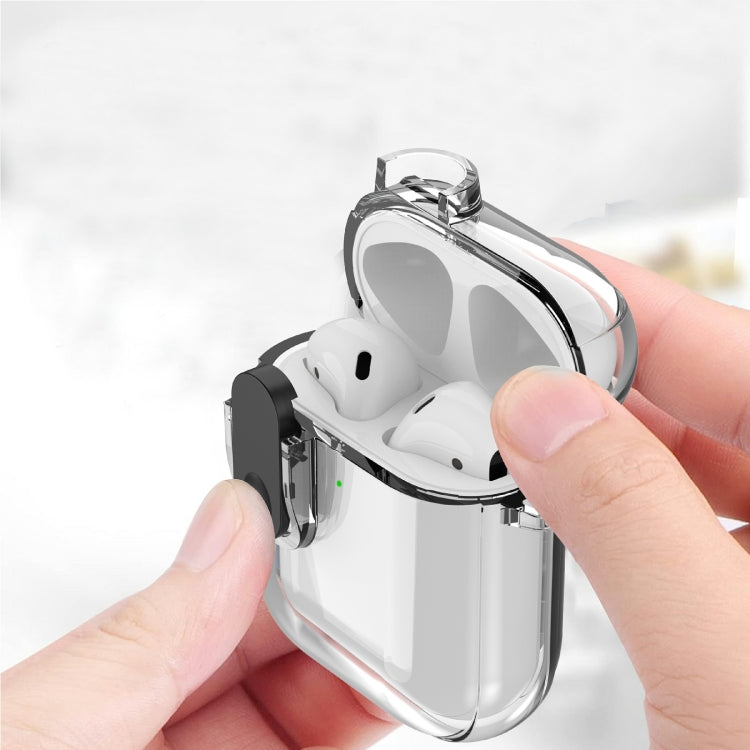 For AirPods 1 / 2 Ice Crystals Shockproof Earphone Protective Case(Transparent) - free shipping - PMC Jewellery - Order now!
