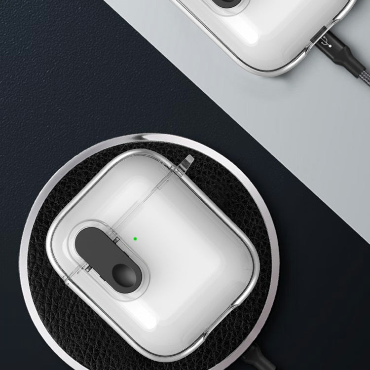 For AirPods 1 / 2 Ice Crystals Shockproof Earphone Protective Case(Transparent) - free shipping - PMC Jewellery - Order now!