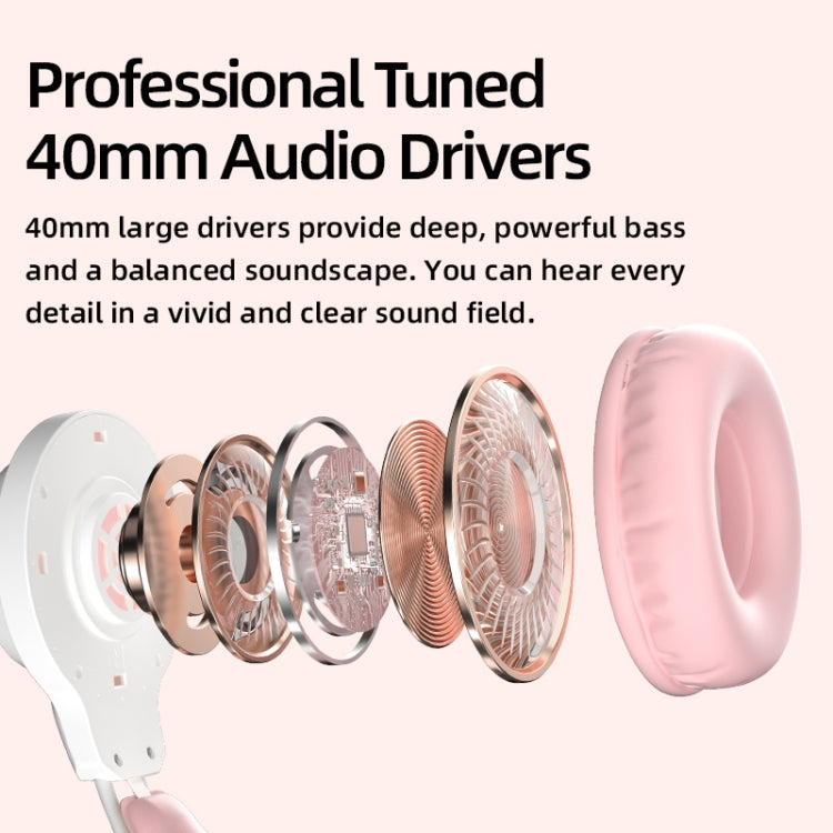 G35 Cute Cat RGB Head-mounted Wired Gaming Earphone(Black) - Multimedia Headset by PMC Jewellery | Online Shopping South Africa | PMC Jewellery | Buy Now Pay Later Mobicred