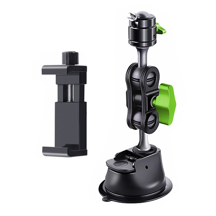 Single Suction Cup Pea Clamp Arm Holder 23cm with Knob Phone Clamp - Car Holders by PMC TechLife | Online Shopping South Africa | PMC TechLife | Buy Now Pay Later Mobicred