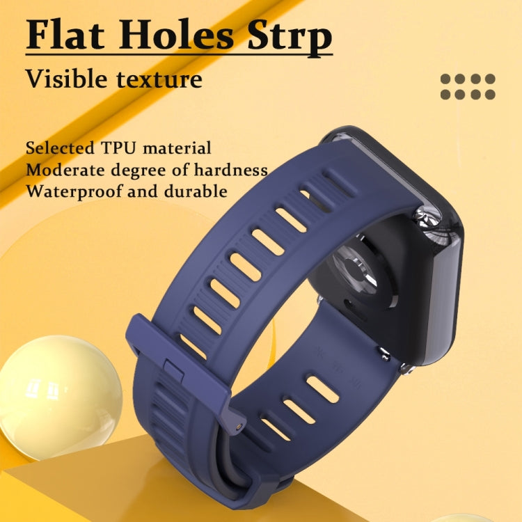 For Xiaomi Smart Band 9 Pro / 8 Pro Mijobs Flat Hole Breathable Silicone Watch Band(Black+Silver) - free shipping - PMc TechLife - Order now!