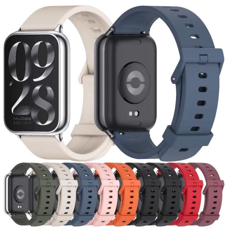For Xiaomi Smart Band 9 Pro / 8 Pro Mijobs Silicone Breathable Watch Band(Wine Red+Silver) - free shipping - PMc TechLife - Order now!