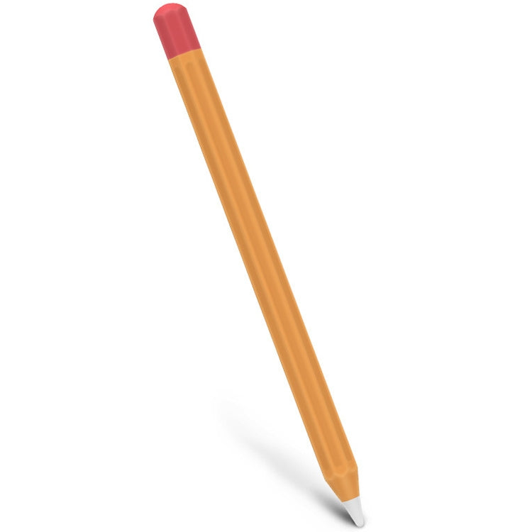 For Apple Pencil 1 Stylus Touch Pen Split Contrast Color Silicone Protective Case(Retro Orange Red) - free shipping - PMc TechLife - Order now!