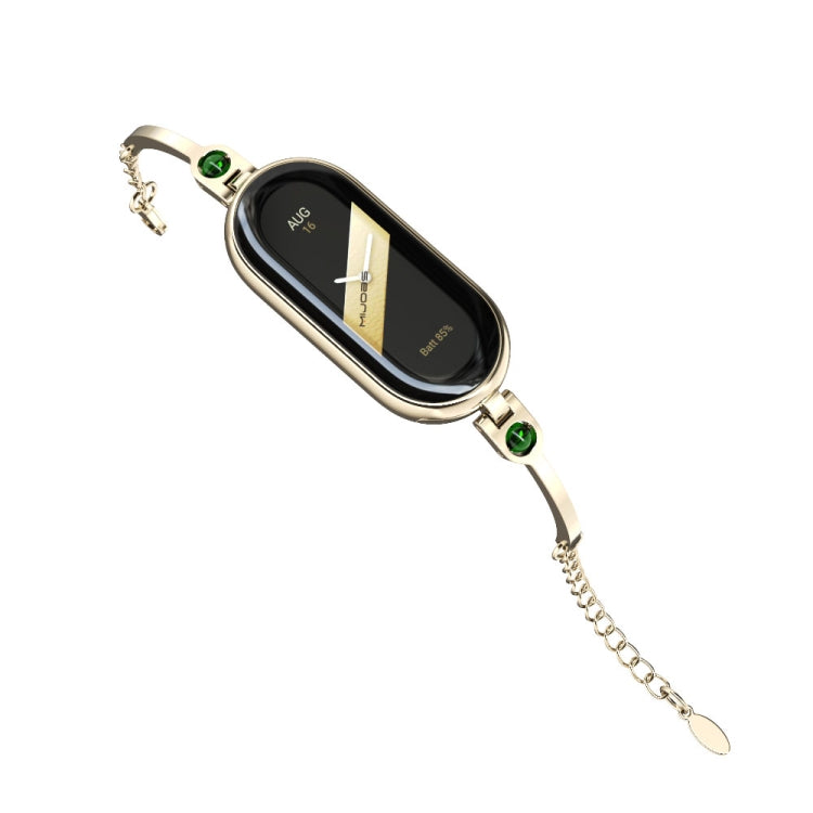 For Xiaomi Smart Band 10 / 9 / 8 Mijobs Ruyi Beauty Bracelet Watch Band(Light Gold Green) - free shipping - PMC TechLife - Order now!