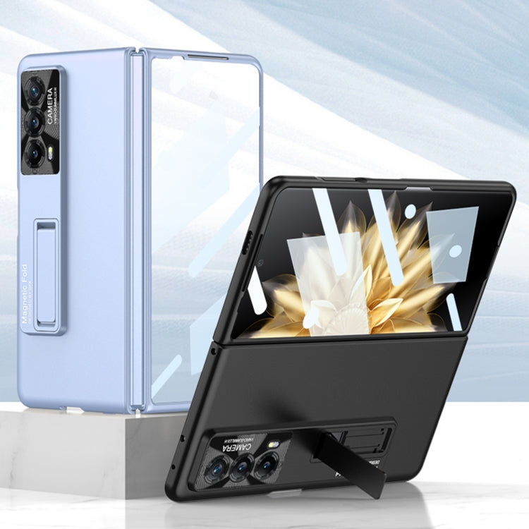 For Honor Magic VS2 GKK Integrated Ultra-thin Shockproof Phone Case with Holder(Blue) - Honor Cases by PMC TechLife | Online Shopping South Africa | PMC TechLife | Buy Now Pay Later Mobicred