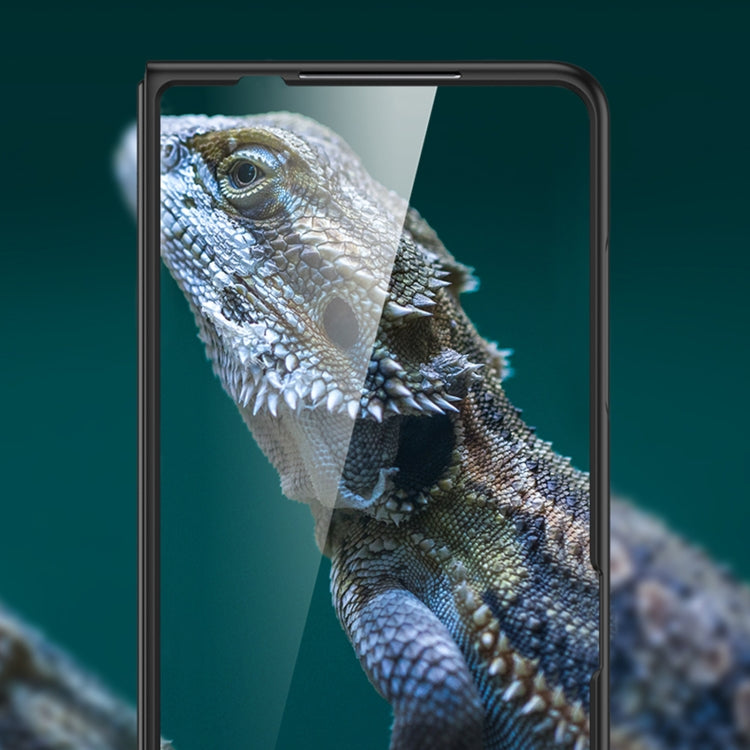 For Honor Magic VS2 GKK Integrated Ultra-thin Shockproof Phone Case with Holder(Black) - Honor Cases by PMC TechLife | Online Shopping South Africa | PMC TechLife | Buy Now Pay Later Mobicred