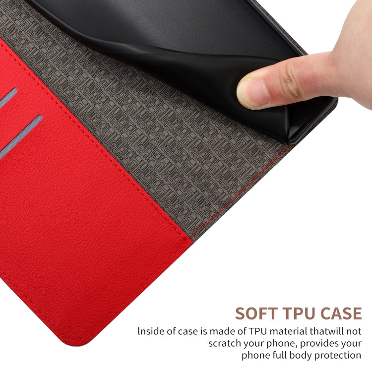 For iPhone 16e Rhombic Grid Texture Leather Phone Case(Red) - iPhone 16e Cases by PMC TechLife | Online Shopping South Africa | PMC TechLife | Buy Now Pay Later Mobicred