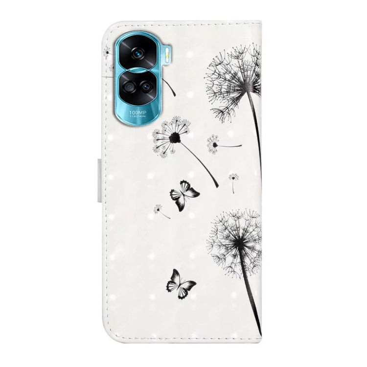 For Honor 90 Lite Oil Embossed 3D Drawing Leather Phone Case(Couple Dandelion) - Honor Cases by PMC TechLife | Online Shopping South Africa | PMC TechLife