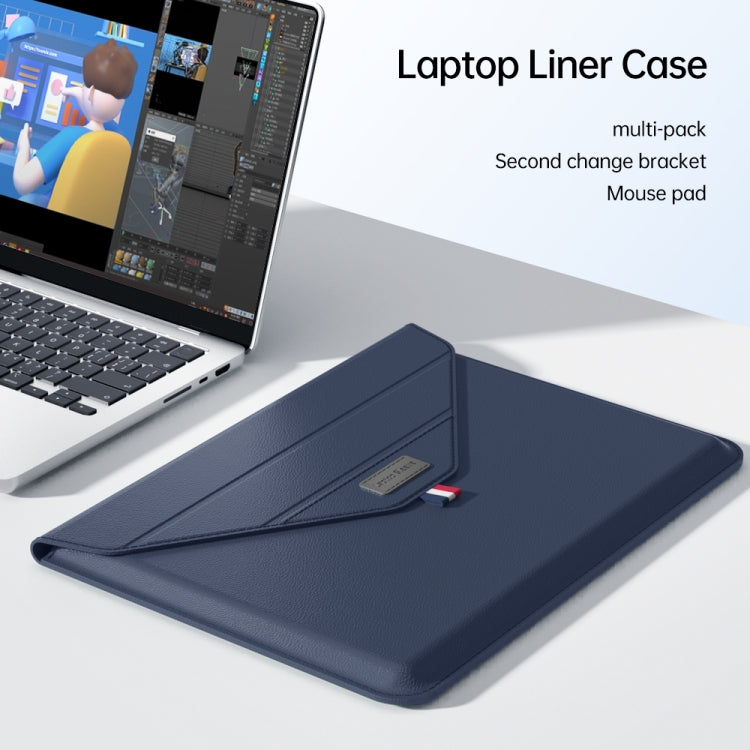 For 15.4/15.6/16.1 inch Envelope Holder Laptop Sleeve Bag(Black) - 15.6 - 17 inch by PMC Jewellery | Online Shopping South Africa | PMC Jewellery | Buy Now Pay Later Mobicred