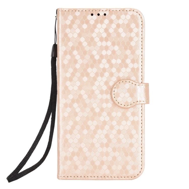 For Infinix Hot 40 / Hot 40 Pro 4G 2024 Honeycomb Dot Texture Leather Phone Case(Gold) - Infinix Cases by PMC Jewellery | Online Shopping South Africa | PMC Jewellery | Buy Now Pay Later Mobicred