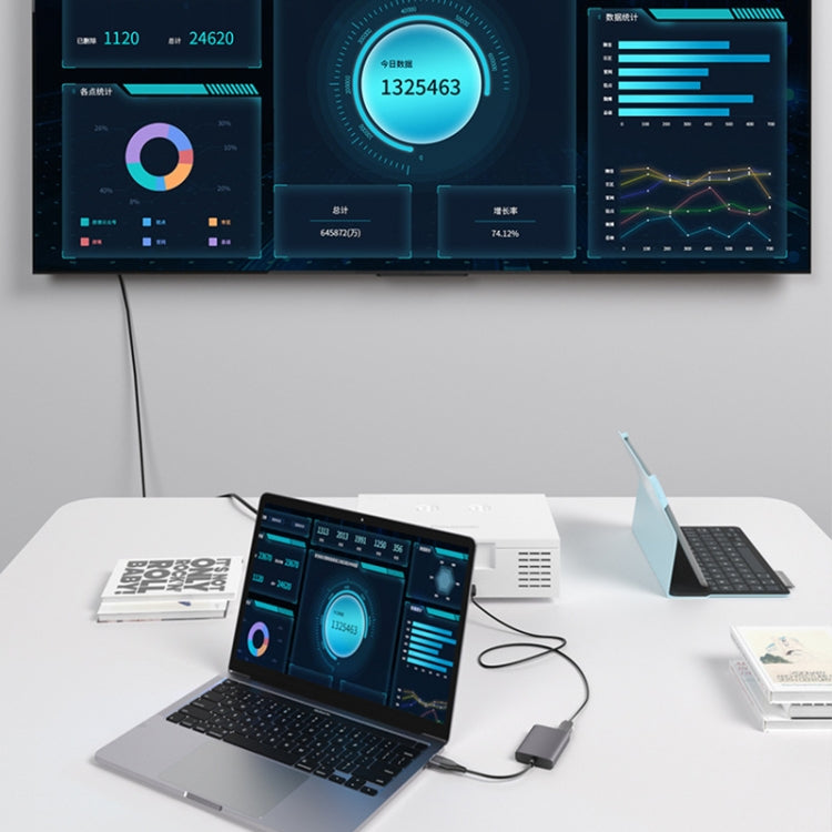 DGK02SE 2 in 1 USB+Type-C to Dual HDMI HD Docking Station - USB HUB by PMC Jewellery | Online Shopping South Africa | PMC Jewellery | Buy Now Pay Later Mobicred