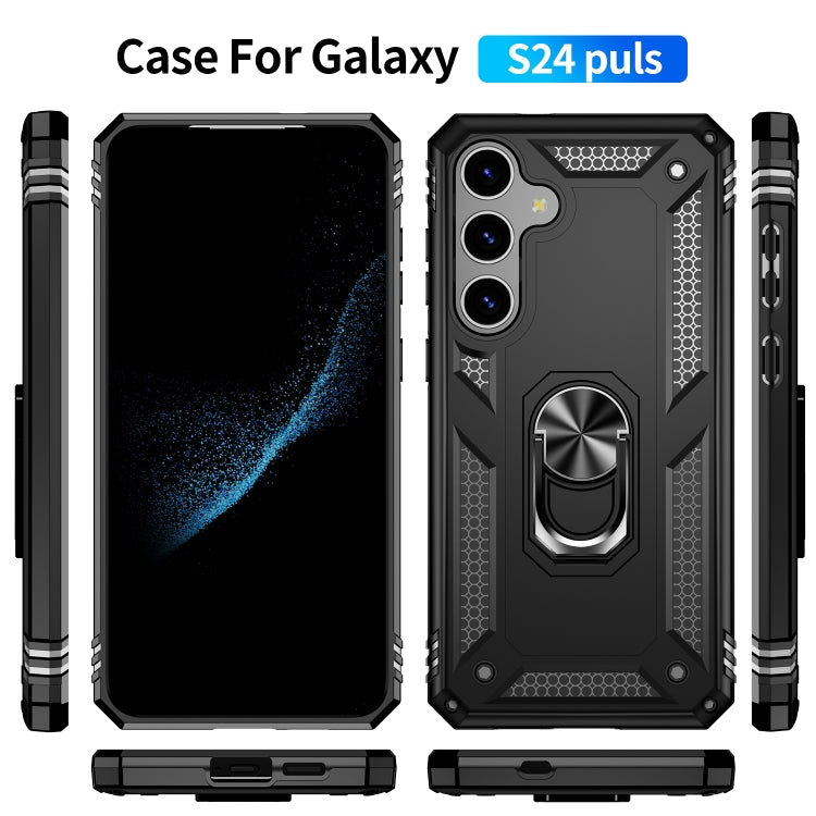 For Samsung Galaxy S24 5G Shockproof TPU + PC Phone Case(Black) - Galaxy S24 5G Cases by PMC TechLife | Online Shopping South Africa | PMC TechLife