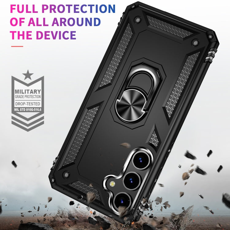 For Samsung Galaxy S24 5G Shockproof TPU + PC Phone Case(Black) - Galaxy S24 5G Cases by PMC TechLife | Online Shopping South Africa | PMC TechLife