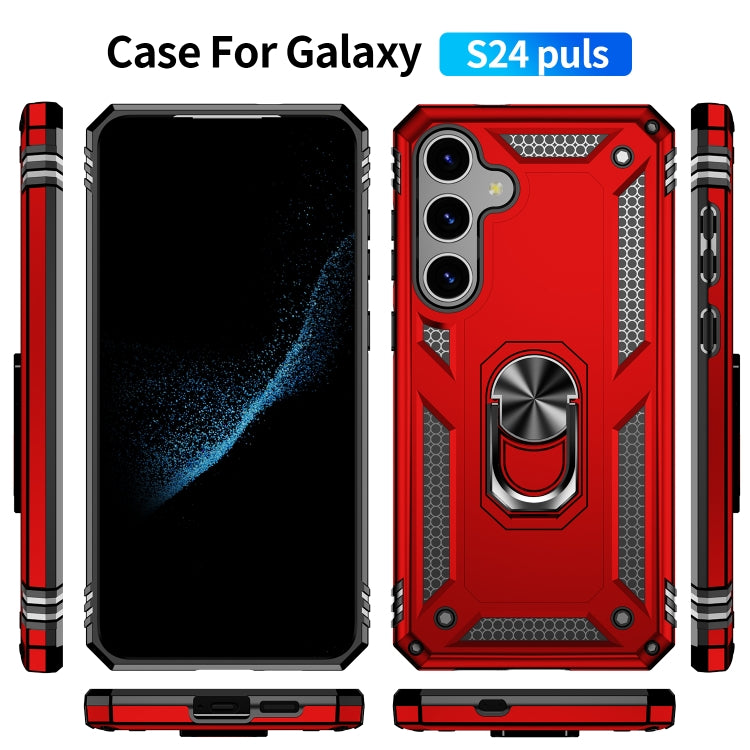 For Samsung Galaxy S24 5G Shockproof TPU + PC Phone Case(Red) - Galaxy S24 5G Cases by PMC TechLife | Online Shopping South Africa | PMC TechLife
