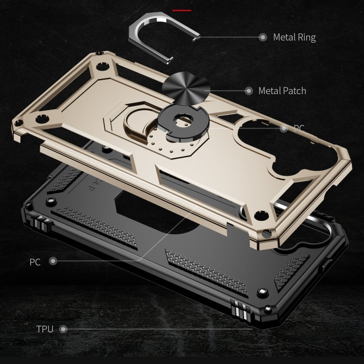 For Samsung Galaxy S24 5G Shockproof TPU + PC Phone Case(Gold) - Galaxy S24 5G Cases by PMC TechLife | Online Shopping South Africa | PMC TechLife