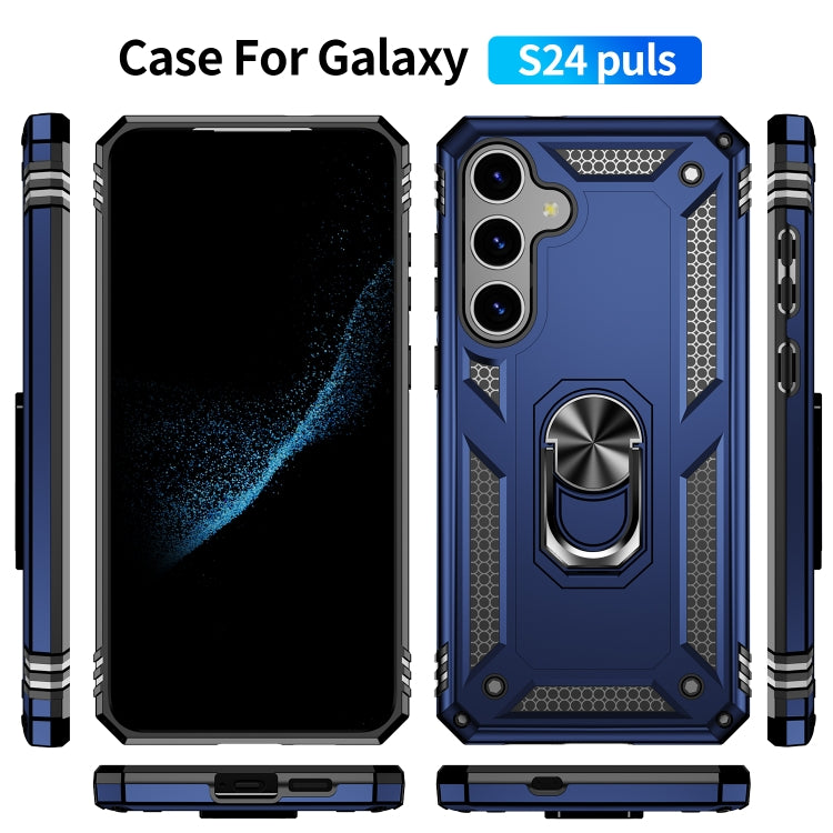 For Samsung Galaxy S24 5G Shockproof TPU + PC Phone Case(Blue) - Galaxy S24 5G Cases by PMC TechLife | Online Shopping South Africa | PMC TechLife