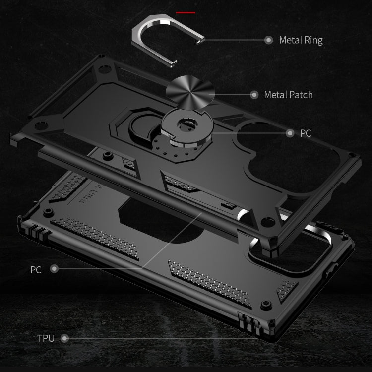 For Samsung Galaxy S24 Ultra 5G Shockproof TPU + PC Phone Case(Black) - Galaxy S24 Ultra 5G Cases by PMC TechLife | Online Shopping South Africa | PMC TechLife