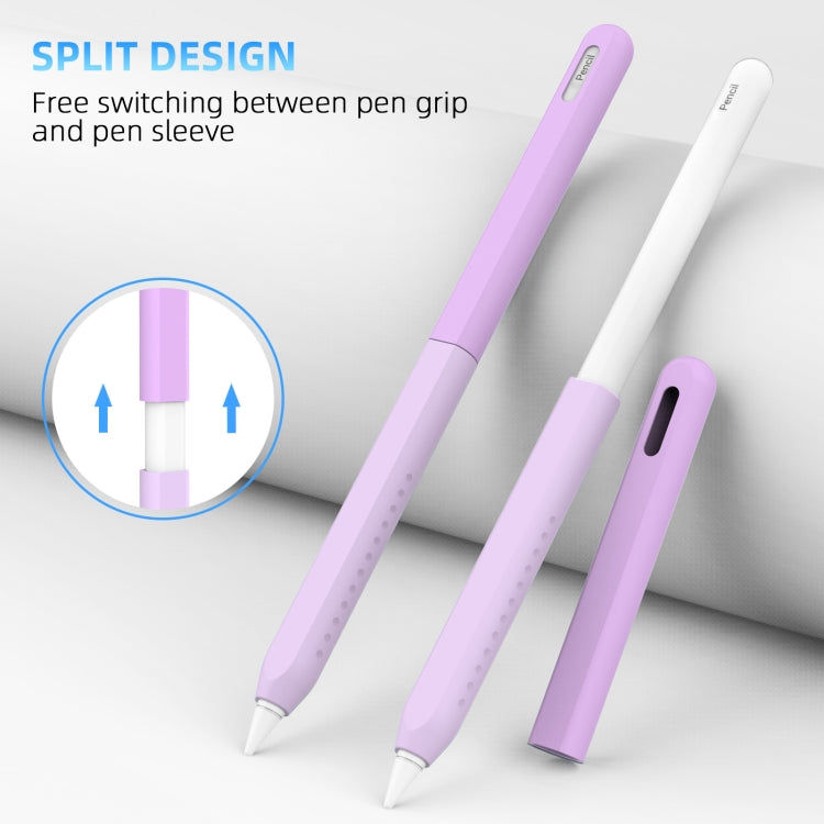 For Apple Pencil 2 / Pro DUX DUCIS Detachable Gradient Colorful Stylus Case(Gradient Purple) - free shipping - PMC Jewellery - Order now!