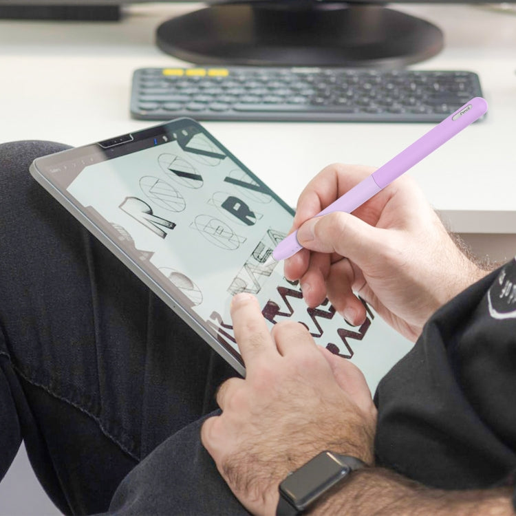 For Apple Pencil 2 / Pro DUX DUCIS Detachable Gradient Colorful Stylus Case(Gradient Purple) - free shipping - PMC Jewellery - Order now!