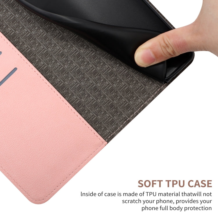 For Motorola Moto G Play 4G 2024 Rhombic Grid Texture Leather Phone Case(Pink) - Motorola Cases by PMC Jewellery | Online Shopping South Africa | PMC Jewellery | Buy Now Pay Later Mobicred