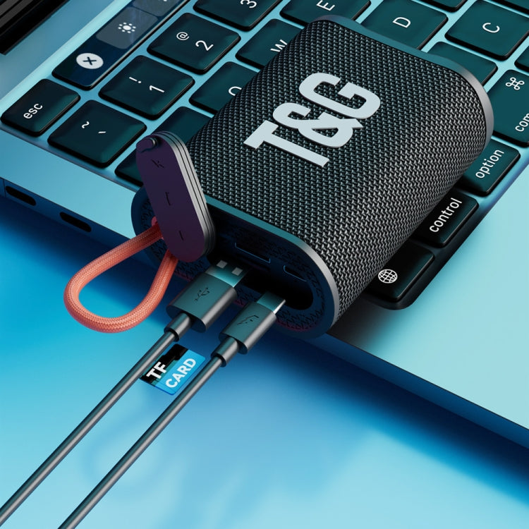 T&G TG396 Outdoor Portable Ambient RGB Light IPX7 Water-resistant Bluetooth Speaker(Army Green) - Water-resistant Speaker by T&G | Online Shopping South Africa | PMC Jewellery | Buy Now Pay Later Mobicred