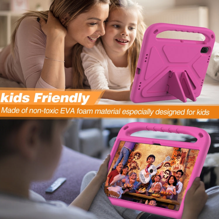 For Honor Pad X8a Handle Portable EVA Shockproof Tablet Case(Rose Red) - Honor by PMC TechLife | Online Shopping South Africa | PMC TechLife | Buy Now Pay Later Mobicred
