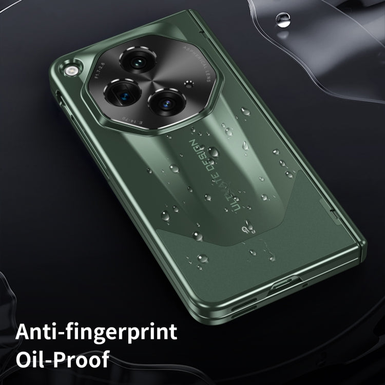 For OPPO Find N3 / OnePlus Open Integrated Frosted Electroplating Full Coverage Phone Case(Green) - OnePlus Cases by PMC TechLife | Online Shopping South Africa | PMC TechLife | Buy Now Pay Later Mobicred