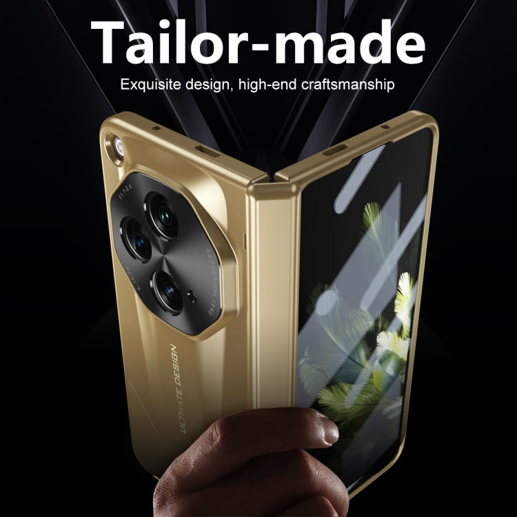 For OPPO Find N3 / OnePlus Open Integrated Frosted Electroplating Full Coverage Phone Case(Gold) - OnePlus Cases by PMC TechLife | Online Shopping South Africa | PMC TechLife | Buy Now Pay Later Mobicred