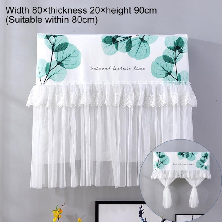 Do Not Take Dust-proof And Anti Direct Blowing Simple Wind Hanging Machine Air Conditioner Moon Cover, Size:Width 80 �� Thickness 20 �� Height 90cm(Round Leaf) - Dust Covers by PMC TechLife | Online Shopping South Africa | PMC TechLife | Buy Now Pay Later Mobicred