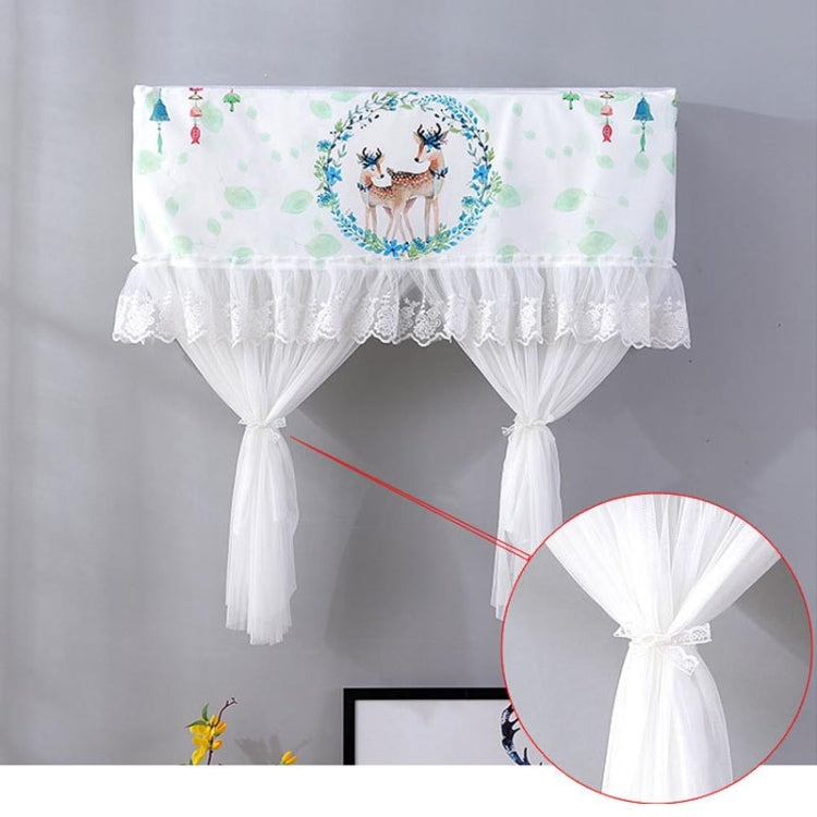 Do Not Take Dust-proof And Anti Direct Blowing Simple Wind Hanging Machine Air Conditioner Moon Cover, Size:Width 80 �� Thickness 20 �� Height 90cm(Round Leaf) - Dust Covers by PMC TechLife | Online Shopping South Africa | PMC TechLife | Buy Now Pay Later Mobicred