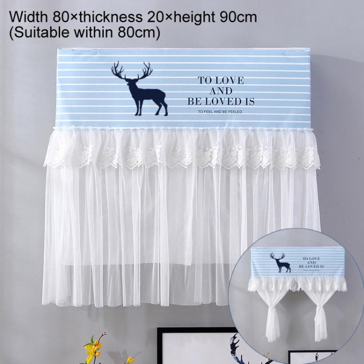 Do Not Take Dust-proof And Anti Direct Blowing Simple Wind Hanging Machine Air Conditioner Moon Cover, Size:Width 80 �� Thickness 20 �� Height 90cm(Striped Deer) - Dust Covers by PMC TechLife | Online Shopping South Africa | PMC TechLife | Buy Now Pay Later Mobicred