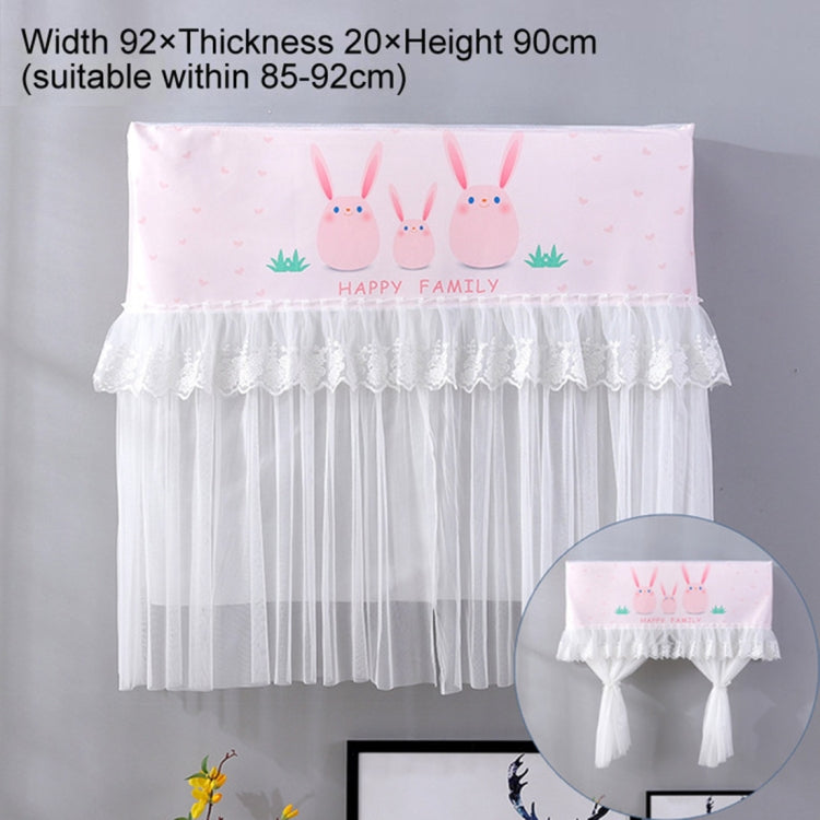 Do Not Take Dust-proof And Anti Direct Blowing Simple Wind Hanging Machine Air Conditioner Moon Cover, Size:Width 92 �� Thickness 20 �� Height 90cm(Pink Chinchilla) - Dust Covers by PMC TechLife | Online Shopping South Africa | PMC TechLife | Buy Now Pay Later Mobicred