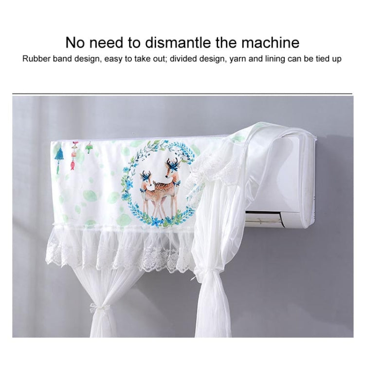 Do Not Take Dust-proof And Anti Direct Blowing Simple Wind Hanging Machine Air Conditioner Moon Cover, Size:Width 92 �� Thickness 20 �� Height 90cm(Round Leaf) - Dust Covers by PMC TechLife | Online Shopping South Africa | PMC TechLife | Buy Now Pay Later Mobicred