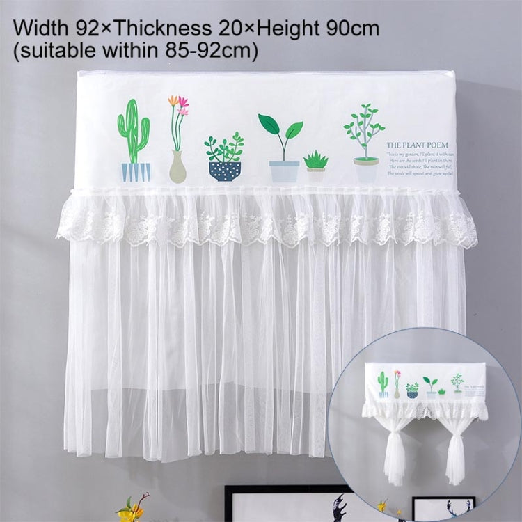 Do Not Take Dust-proof And Anti Direct Blowing Simple Wind Hanging Machine Air Conditioner Moon Cover, Size:Width 98 �� Thickness 20 �� Height 90cm(Flowerpot) - free shipping - PMC TechLife - Order now!