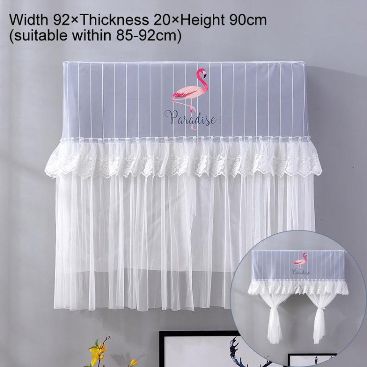 Do Not Take Dust-proof And Anti Direct Blowing Simple Wind Hanging Machine Air Conditioner Moon Cover, Size:Width 98 �� Thickness 20 �� Height 90cm(Striped Flamingo) - Dust Covers by PMC TechLife | Online Shopping South Africa | PMC TechLife | Buy Now Pay Later Mobicred