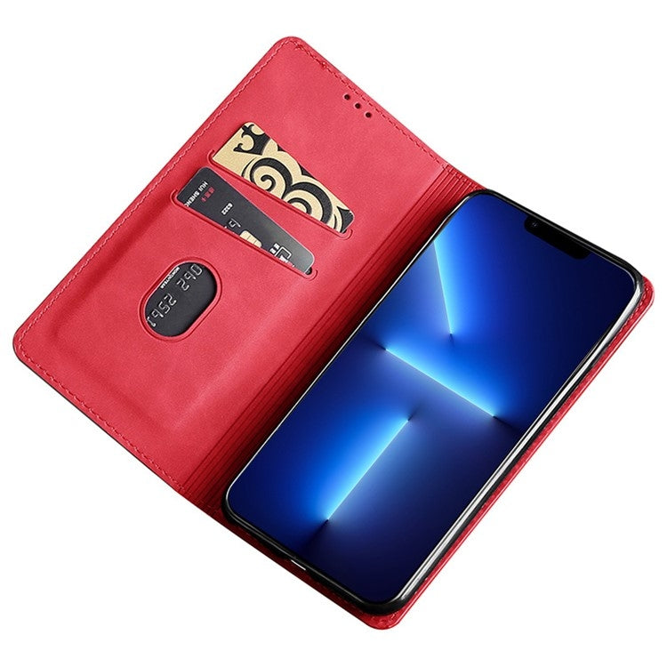 For Honor Magic6 Pro Skin Feel Magnetic Leather Phone Case(Red) - free shipping - PMC Jewellery - Order now!