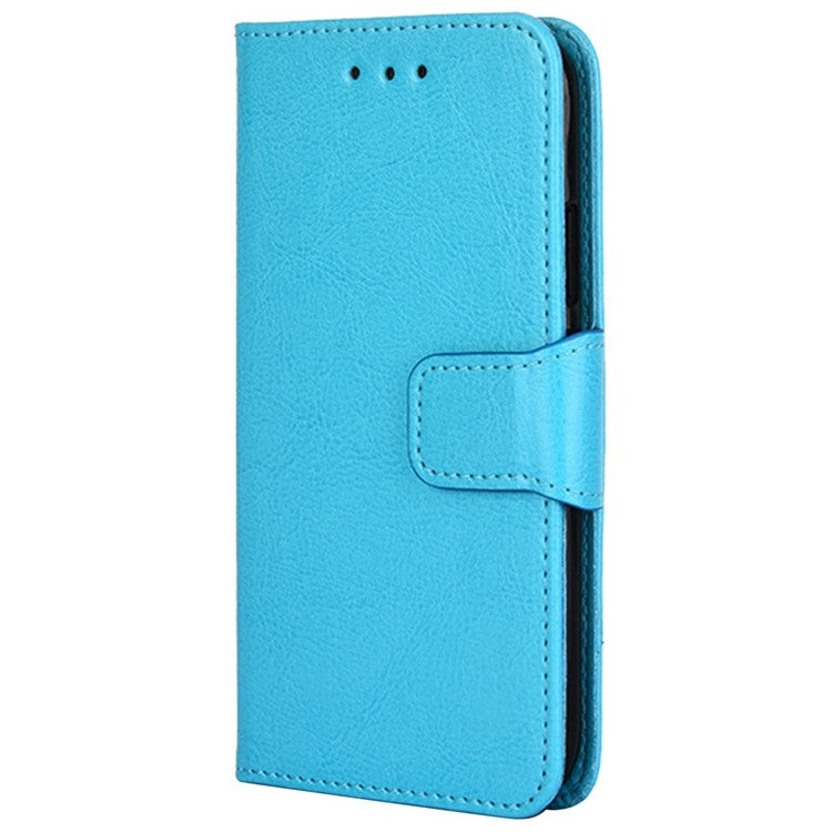 For Motorola Moto G Play 4G 2024 Crystal Texture Leather Phone Case(Sky Blue) - Motorola Cases by PMC Jewellery | Online Shopping South Africa | PMC Jewellery | Buy Now Pay Later Mobicred
