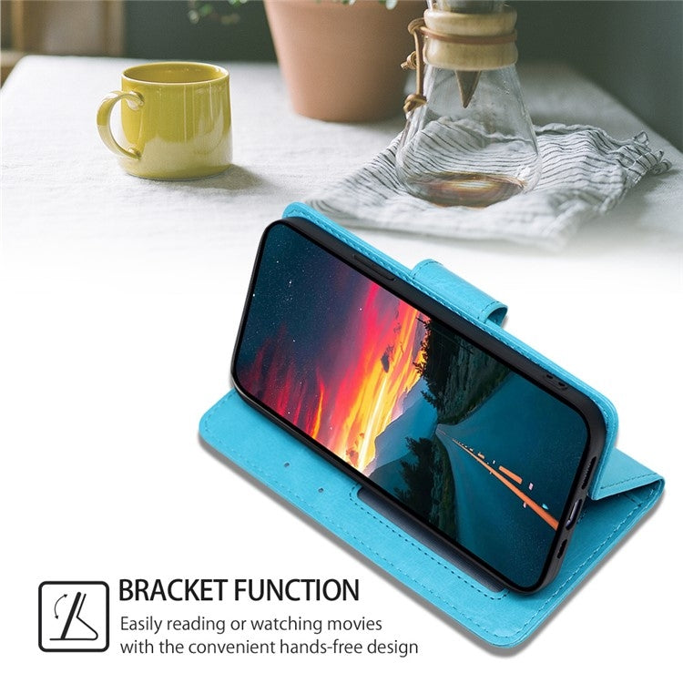 For Motorola Moto G Play 4G 2024 Crystal Texture Leather Phone Case(Sky Blue) - Motorola Cases by PMC Jewellery | Online Shopping South Africa | PMC Jewellery | Buy Now Pay Later Mobicred