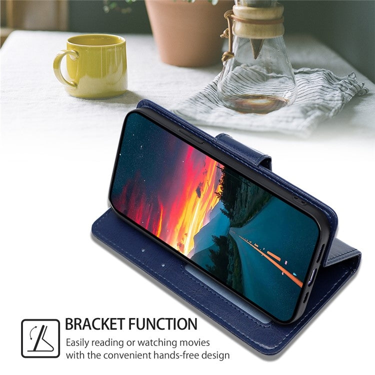 For Motorola Moto G Play 4G 2024 Crystal Texture Leather Phone Case(Royal Blue) - Motorola Cases by PMC Jewellery | Online Shopping South Africa | PMC Jewellery | Buy Now Pay Later Mobicred