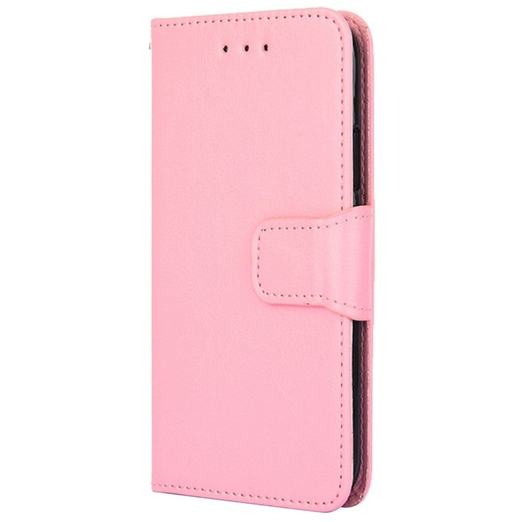For Motorola Edge 5G 2024 Crystal Texture Leather Phone Case(Pink) - Motorola Cases by PMC Jewellery | Online Shopping South Africa | PMC Jewellery | Buy Now Pay Later Mobicred