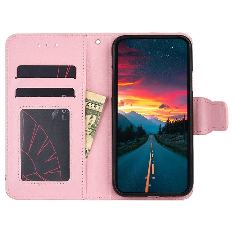For Motorola Edge 5G 2024 Crystal Texture Leather Phone Case(Pink) - Motorola Cases by PMC Jewellery | Online Shopping South Africa | PMC Jewellery | Buy Now Pay Later Mobicred