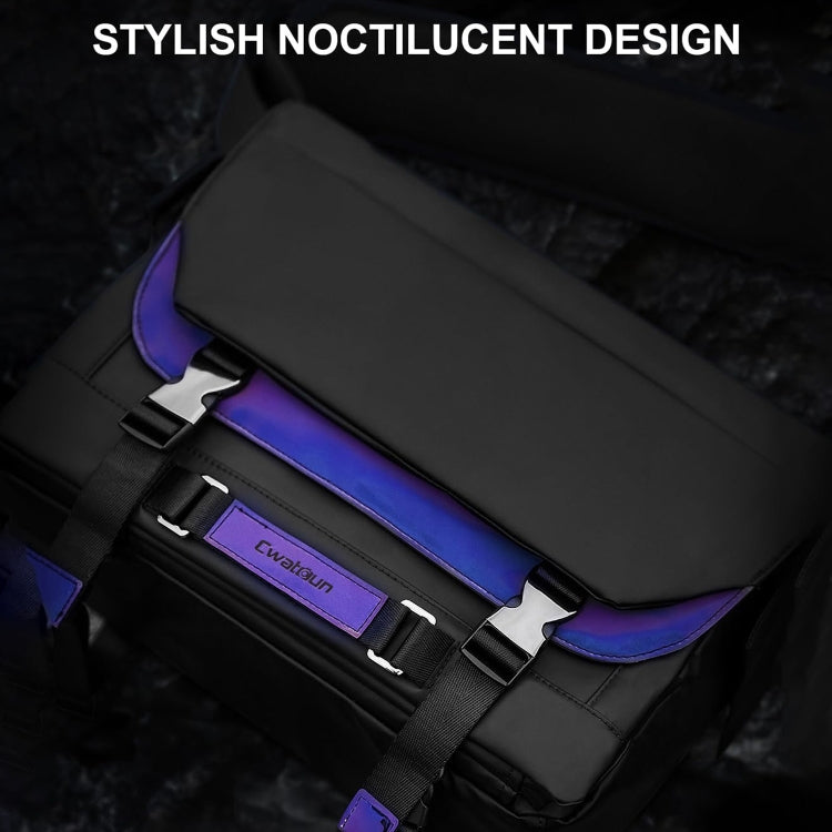 Cwatcun D85 Camera Bag Side Quick Access Camera Messenger Case Waterproof Bag, Size:32 x 14 x 24cm Medium(Black) - free shipping - PMC TechLife - Order now!