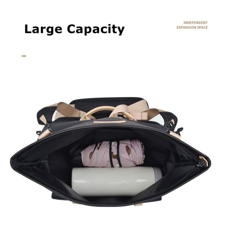 Cwatcun D90 Contrast Color Single Shoulder Camera Bag Outdoor Camera Bag Professional Crossbody Handbag, Size:27 x 17 x 18.5cm Medium(Black) - free shipping - PMC TechLife - Order now!