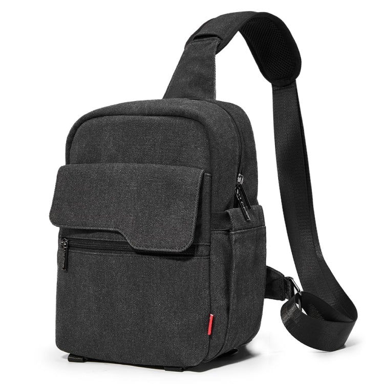 Cwatcun D93 Camera Bag Canvas Shoulder Bag, Size:21 x 14 x 30cm Black - Strap Satchel by Cwatcun | Online Shopping South Africa | PMC TechLife | Buy Now Pay Later Mobicred