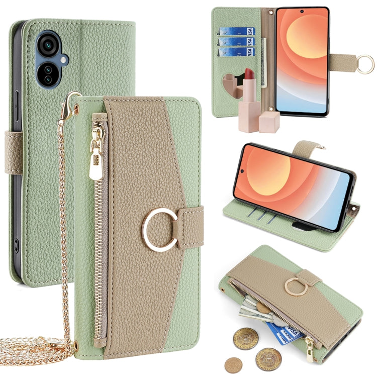 For Tecno Camon 19 Neo Crossbody Litchi Texture Leather Phone Case(Green) - free shipping - PMC TechLife - Order now!