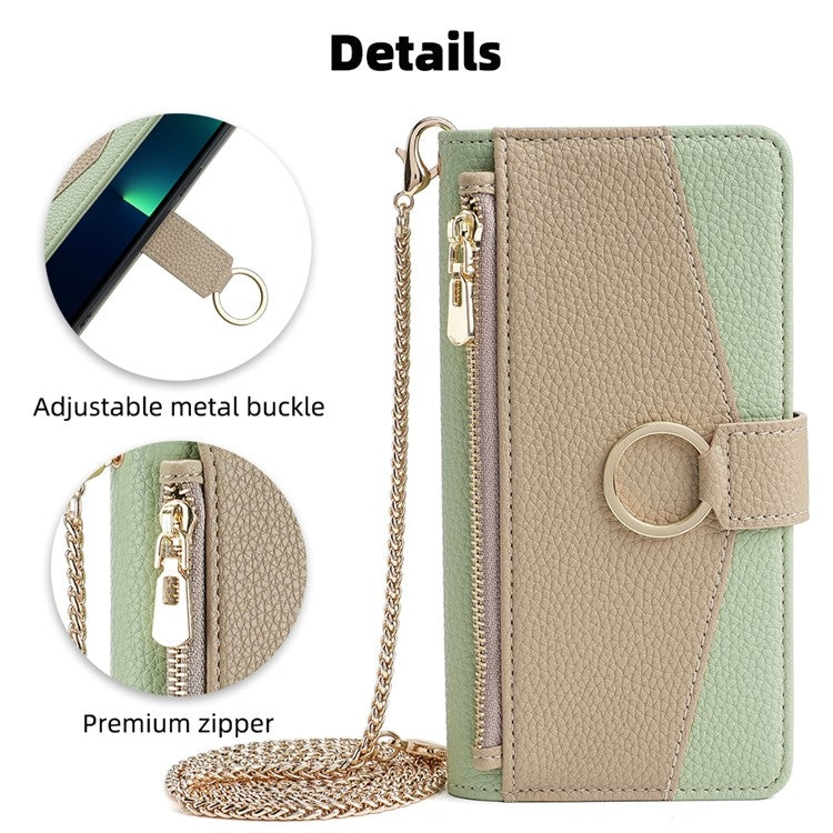 For Honor Magic6 5G Crossbody Litchi Texture Leather Phone Case(Green) - Honor Cases by PMC TechLife | Online Shopping South Africa | PMC TechLife | Buy Now Pay Later Mobicred