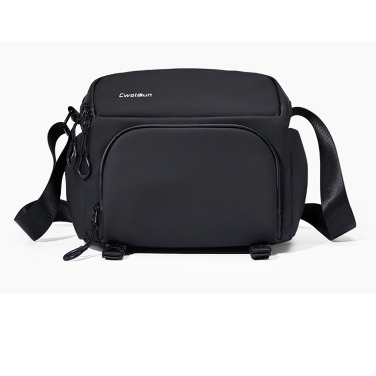 Cwatcun D101 Crossbody Camera Bag Photography Lens Shoulder Bag, Size:20 x 20.5 x 15cm(Black) - Strap Satchel by Cwatcun | Online Shopping South Africa | PMC TechLife | Buy Now Pay Later Mobicred