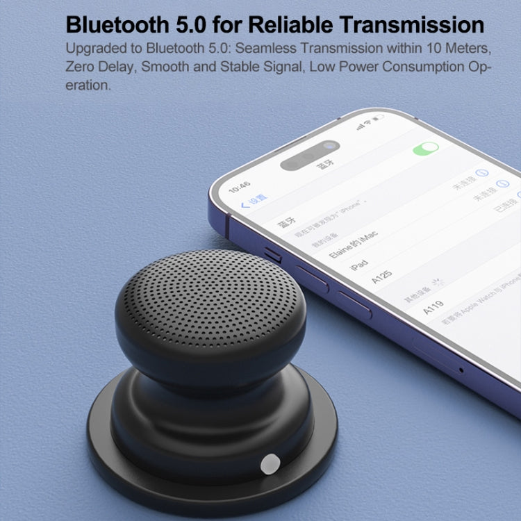 EWA A117 Portable Mini Magnetic Phone Holder Bluetooth Metal Speaker(Blue) - free shipping - PMC Jewellery - Order now!