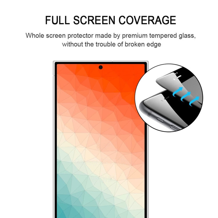 For Samsung Galaxy S24 Ultra 5G Full Glue Screen Tempered Glass Film, Support Fingerprint Unlocking - Galaxy S24 Ultra 5G Tempered Glass by PMC TechLife | Online Shopping South Africa | PMC TechLife